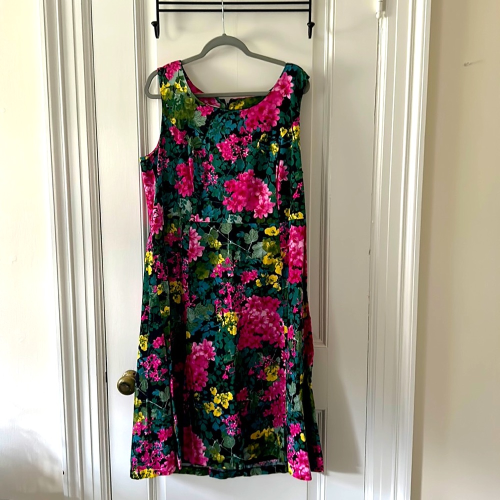 Talbots floral sleeveless dress 18W